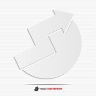 Abstract chart web icon