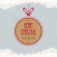 christmas ball merry snowflakes background N13