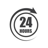 Icon of Open around the clock