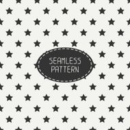 Vector seamless retro pattern with vintage hipster star Stylish texture N2