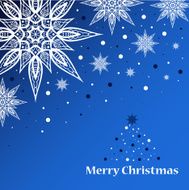 Greeting card with christmas tree N6