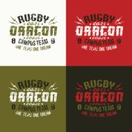 Campus rugby team emblem N4