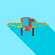 flat icon combine harvester N2