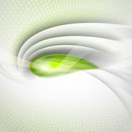 Abstract vector background with green drop
