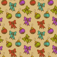 Seamless Christmas pattern N77