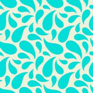 Abstract azure spotted seamless pattern