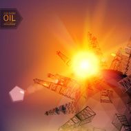 Oil derricks N3