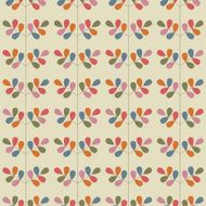 Floral seamless pattern with leaves N8