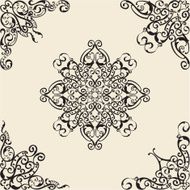 Baroque corner elements
