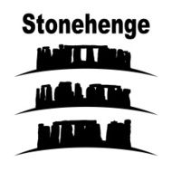 silhouette of stonehenge N2