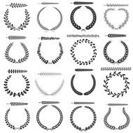 Laurel wreaths collection N4