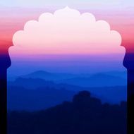 Sunrise in the mountains landscape N5