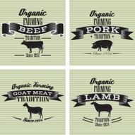 icons pig cow sheep goat N3