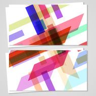 Vector business-card set for your design N141