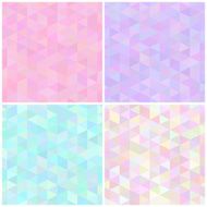 Abstract triangular seamless patterns N2