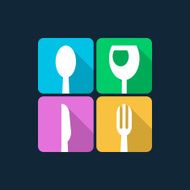 flat colorful restaurant