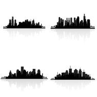 Building silhouettes N59