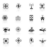 Quadcopter Icon Set N4