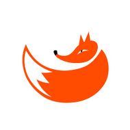 Fox silhouette for your design N3