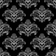 Damask seamless floral pattern N38