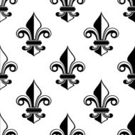 Classical French fleur-de-lis pattern N2