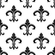 Classical French fleur-de-lis background pattern N2