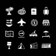 Set icons of travel and tourism N2