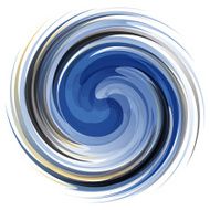 Colorful abstract icon Dynamic flow illustration N2