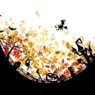 Vector Halloween Background N113