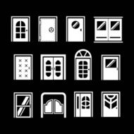 Set icons of doors
