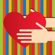 Hands with heart N6