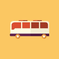 Bus Transportation Flat Icon N2