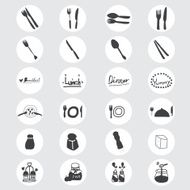 funny flavoring icon handwriting EPS10 N3