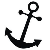 Anchor Black Silhouette N2