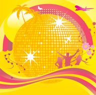abstract summer party