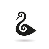 Stylized swan icon N2