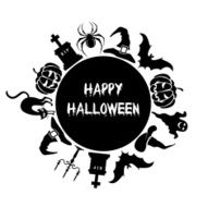 Black halloween background N2