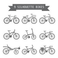 black bicycle