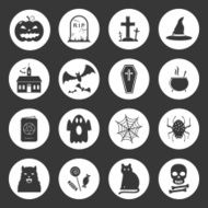 Halloween icons set N14