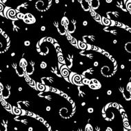 Lizards Seamless pattern N8