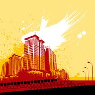 Grunge City (vector)
