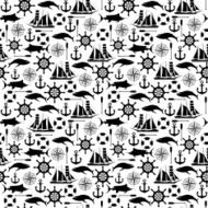 Vector Seamless sea pattern N7