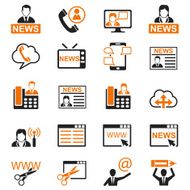 Business and communication icon set N4