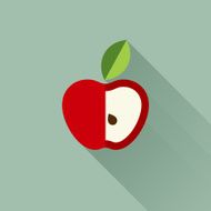 Apple With Leaf N2