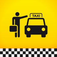 Taxi Theme with Passenger