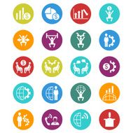 Human resource management icons N17