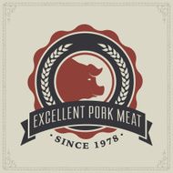 Labels of butcher shop N24