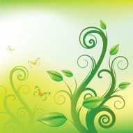 abstract floral background N204