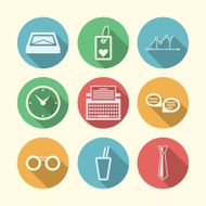 Vector icons for freelance and business N3