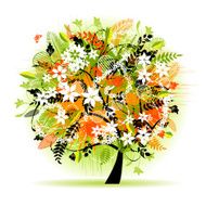 Floral tree beautiful N3